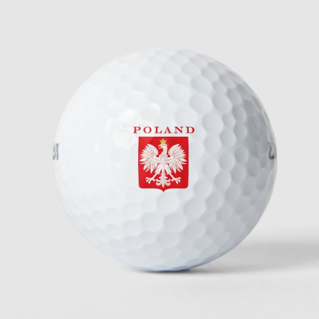 Polen Adlerschild Golfball (Vorderseite)