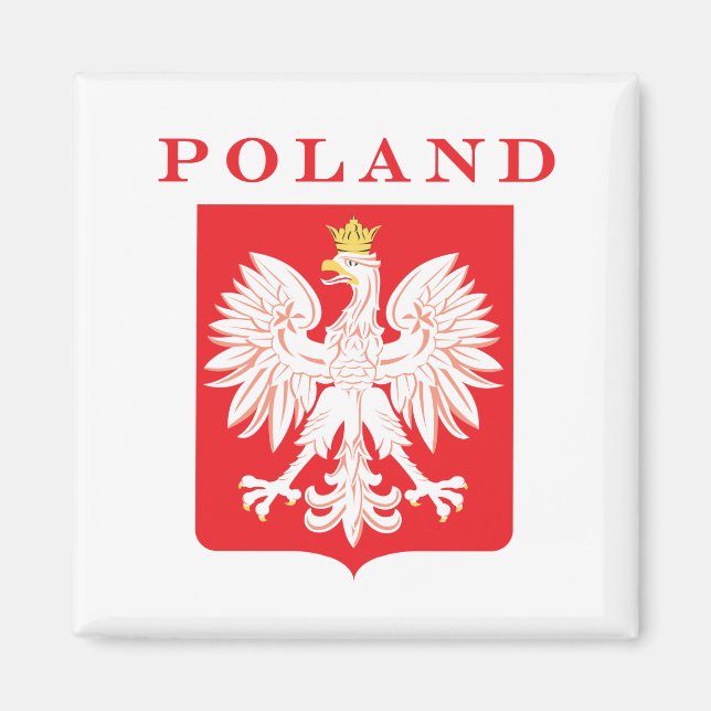 Polen Adlerschild Magnet (Vorne)