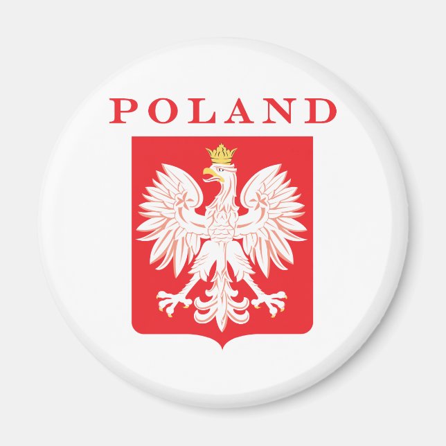 Polen Adlerschild Magnet (Vorne)