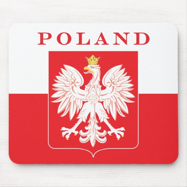 Polen Adlerschild Mousepad (Vorne)