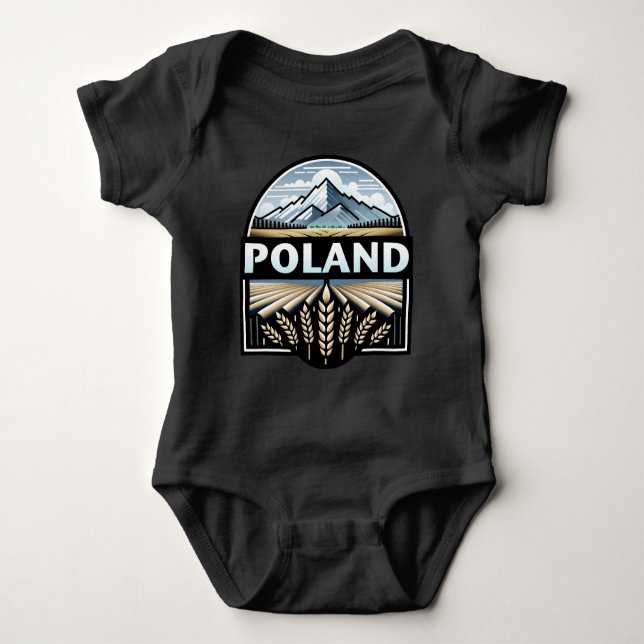 Polen Baby Strampler (Vorderseite)