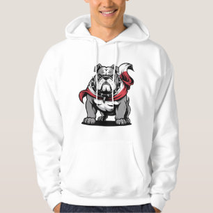 Polen Bulldoggen Athletik Hund Liebhaber Grafik Be Hoodie