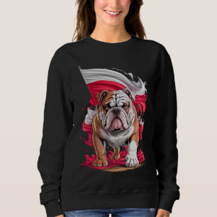 Polen Bulldoggen Hunde Liebhaber Geschenk Süßes De Sweatshirt