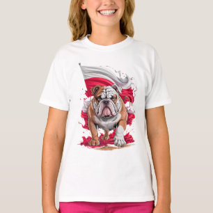 Polen Bulldoggen Hunde Liebhaber Geschenk Süßes De T-Shirt