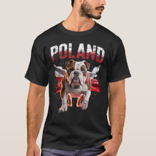 Polen Bulldogs Stolz Hunde Liebhaber Bekleidung fü T-Shirt