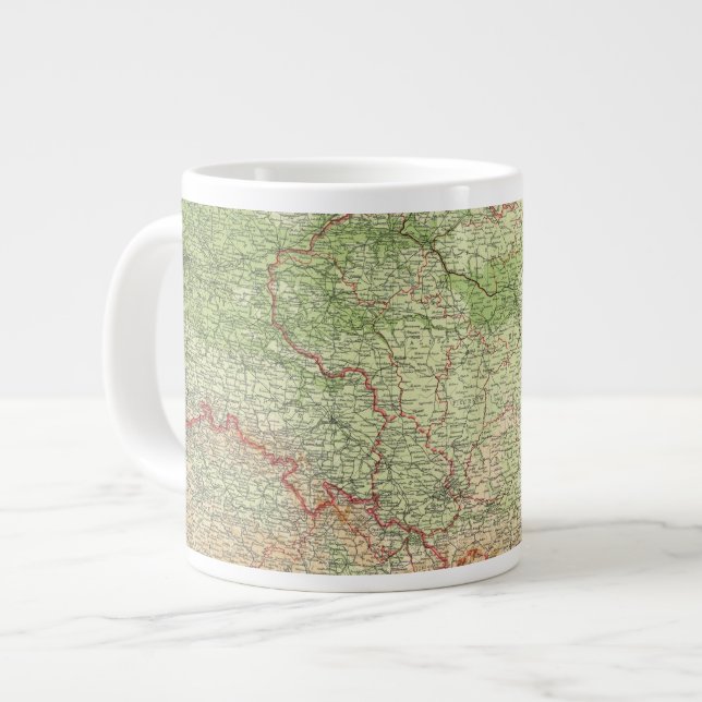 Polen & CzechoSlowakei Jumbo-Tasse (Vorderseite Links)