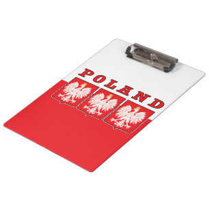 Polen Eagle Shields Klemmbrett