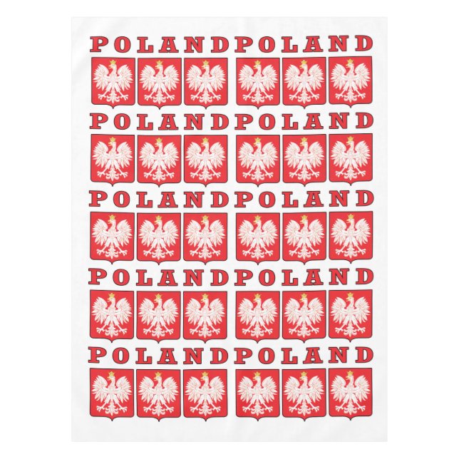 Polen Eagle Shields Tischdecke (Vorderseite)