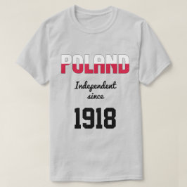 Polen Feier zur Unabhängigkeit der Flaggen T-Shirt