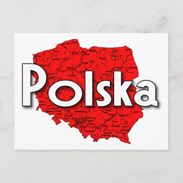 Polen Feiertagspostkarte (Vorderseite)
