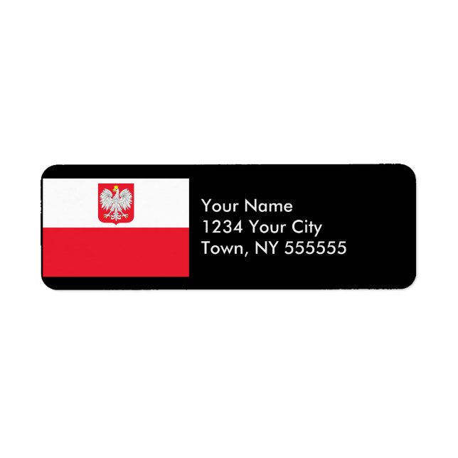 Polen Flagge (Vorne)