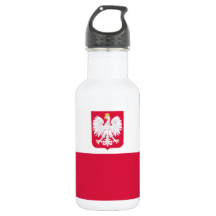 Polen Flagge Edelstahlflasche