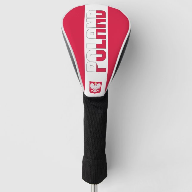 Polen Flagge Gorgetic Patriotic Golf Headcover (Vorderseite)