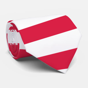 Polen-Flagge Krawatte