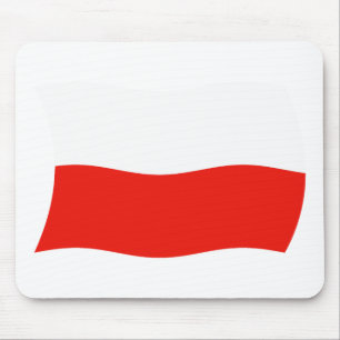 Polen Flagge Mauspad