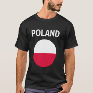 Polen Flagge Modern T-Shirt