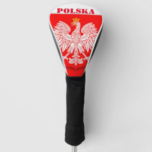 Polen Flagge Patriotischer Fußball Polska Golf Headcover