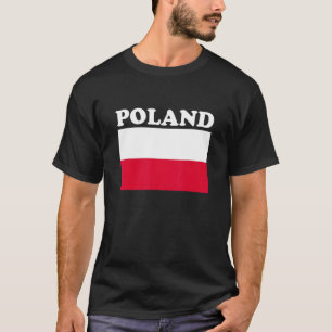 Polen Flagge Stolz Erbe Polska Wurzeln Polnisch We T-Shirt