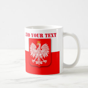 Polen Flagge Weltmeisterschaft 2022 Fußball Soccer Kaffeetasse