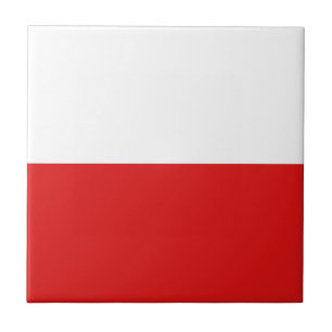 Polen-Flaggen-Keramik-Fliese Fliese
