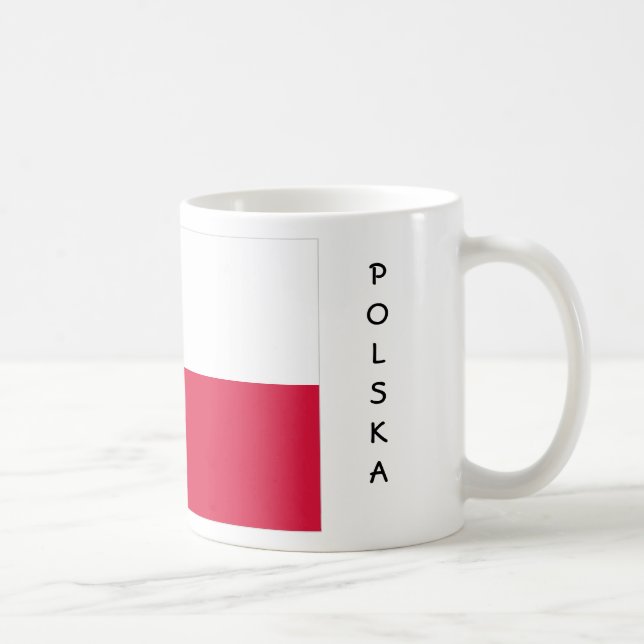 Polen-Flaggen-Tasse Kaffeetasse (Rechts)