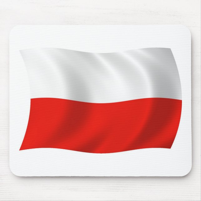Polen Flaggenmousepad Mousepad (Vorne)