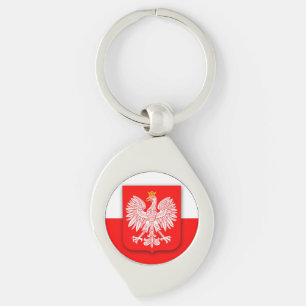 Polen Flaggenstaat Weltmeisterschaft 2022 Fußball  Schlüsselanhänger