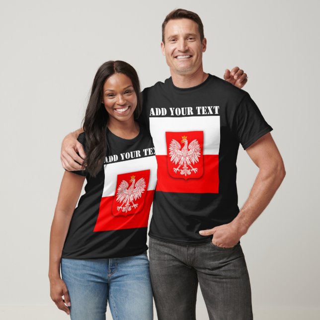 Polen Flaggenstaat Weltmeisterschaft Fußball-Fußba T-Shirt (Unisex)