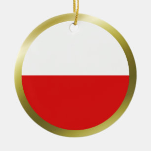 Polen - Flaggenverzierung Keramik Ornament