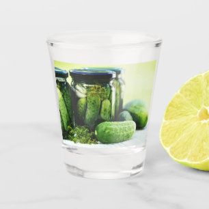 Polen Gurken Polnische Lebensmittel eingelegte Gur Schnapsglas