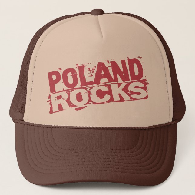 Polen-Hut Truckerkappe (Vorderseite)
