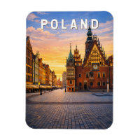 Polen Illustration Reise Kunst Vintage