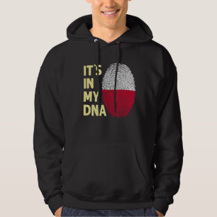 Polen in meinem DNA-polnischen Flaggenteam Polen Hoodie