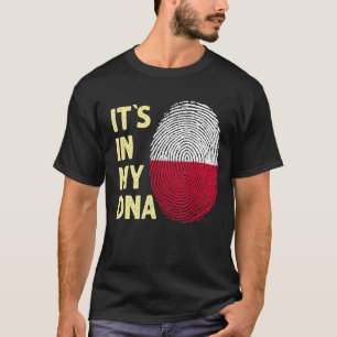 Polen in meinem DNA-polnischen Flaggenteam Polen T-Shirt