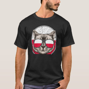 Polen Katze Polen Polnisch T-Shirt