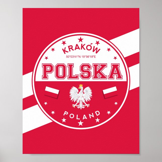 Polen Krakau Poster (Vorne)