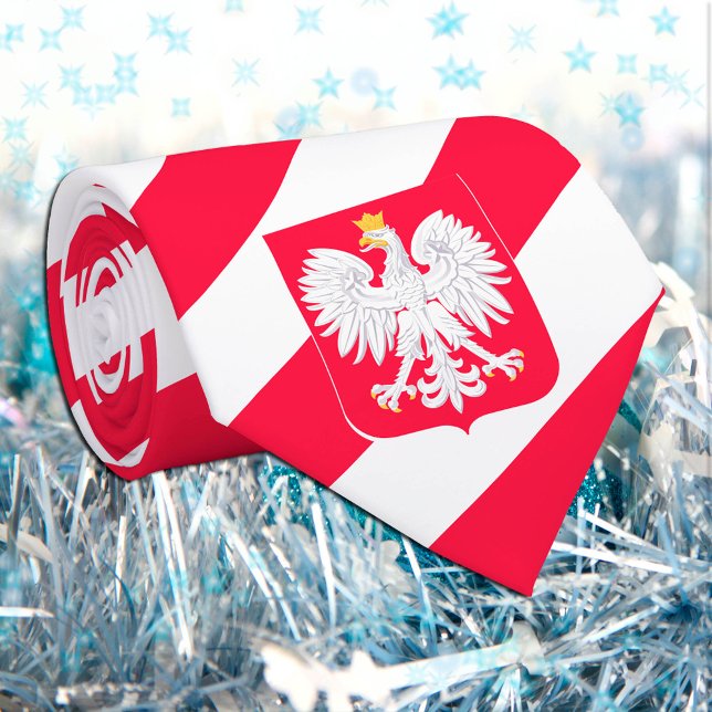 Polen Krawatte, Mode, polnisches Flaggengeschäft Krawatte (Von Creator hochgeladen)