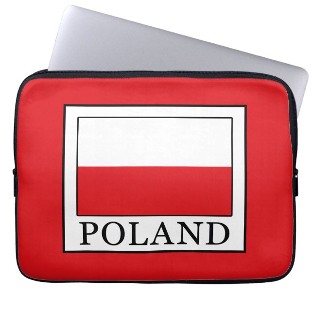 Polen Laptopschutzhülle (Vorderseite)