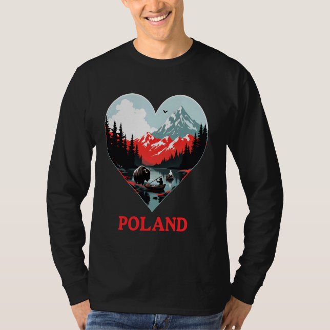 Polen Liebe T-Shirt (Vorderseite)