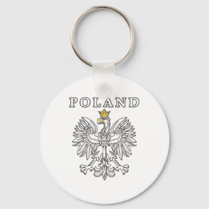 Polen mit polnischem Eagle Schlüsselanhänger