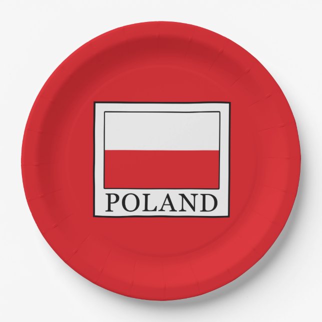 Polen Pappteller (Vorderseite)
