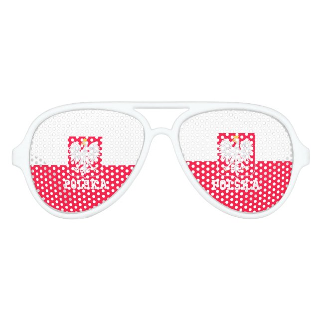 Polen Partybrille (Vorderseite)