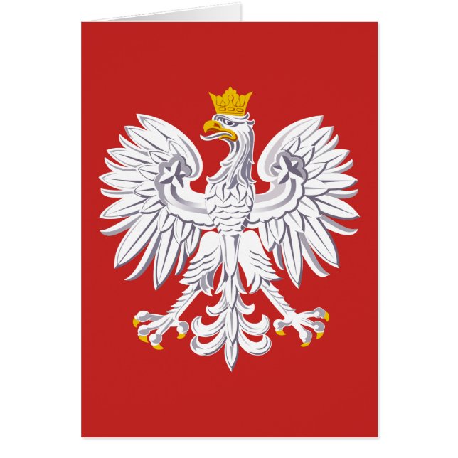 Polen - Patriotisches Wappen mit Eagle (Vorne)