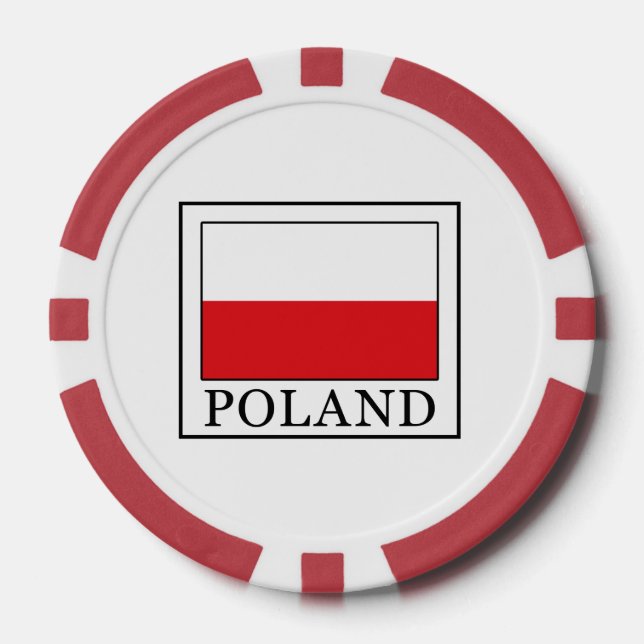 Polen Pokerchips (Vorderseite)