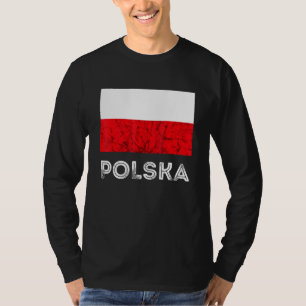 Polen Poland-Flagge Polnischer Adler Polnische Wur T-Shirt