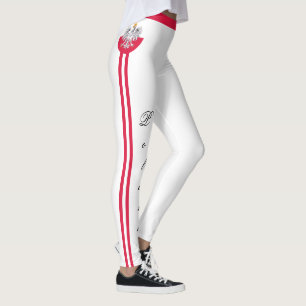 Polen / Polen Fahne Mode, Reise / Sportfans Leggings