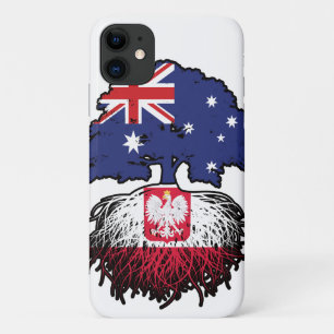 Polen Polnisch Australische Baumwurzelflagge Case-Mate iPhone Hülle
