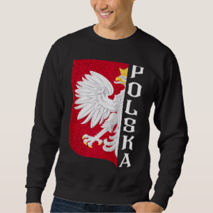 Polen Polnisch Polen Weißer Adler Orzel Bialy Ragl Sweatshirt