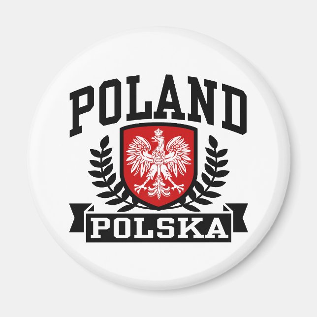 Polen Polska Magnet (Vorne)