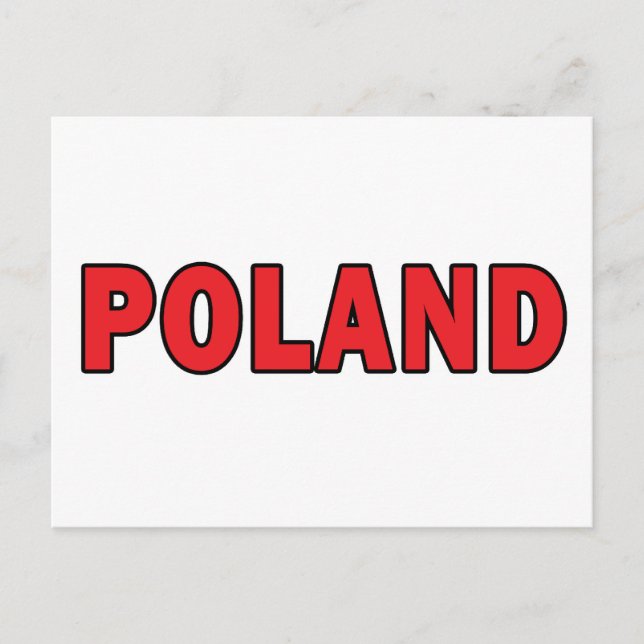 Polen Postkarte (Vorderseite)